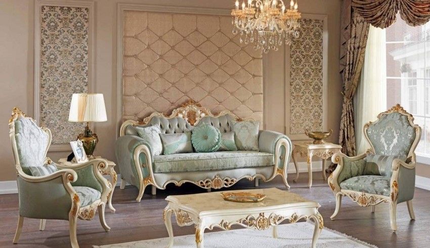 دكوراسيون سلطنتي در طراحي تي وي وال لاكچري Royal decoration in the design of luxury TV wall