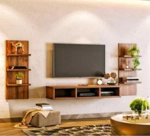 تی وی وال شیک ساده Simple stylish TV wall
